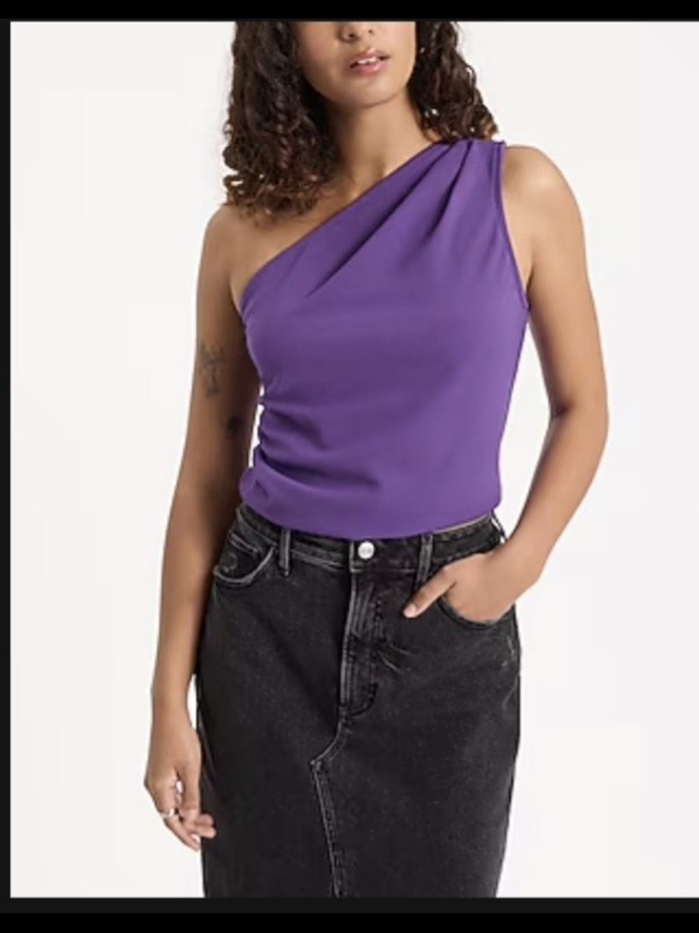 Express Purple Sleeveless Top